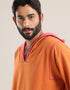Hooded sweater with long sleeves